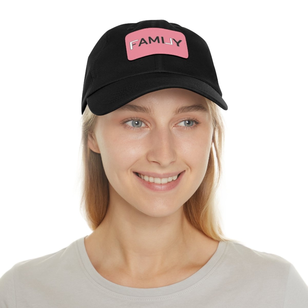REAL Family Hat with Leather Patch - Hats | ShirtyAgents