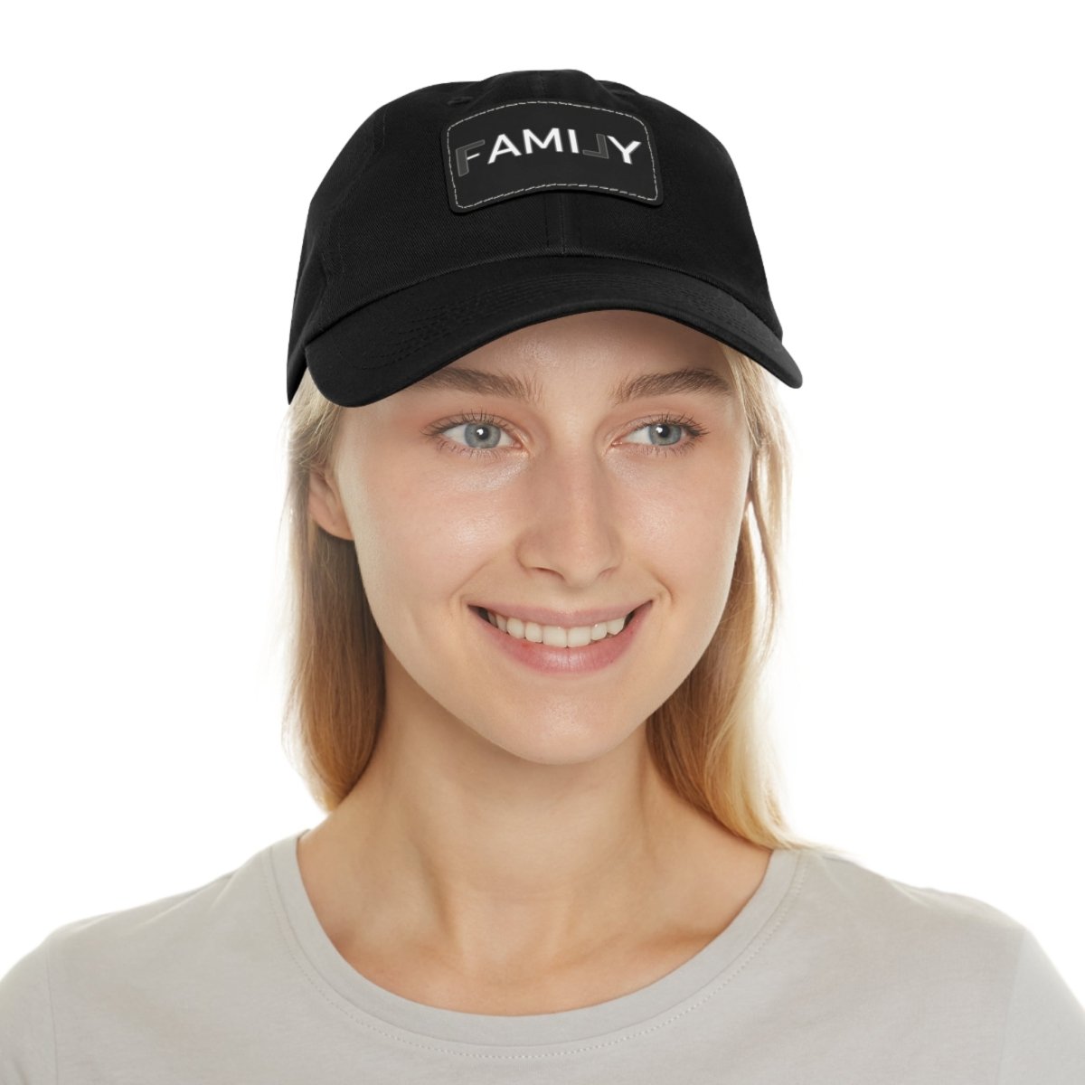 REAL Family Hat with Leather Patch - Hats | ShirtyAgents