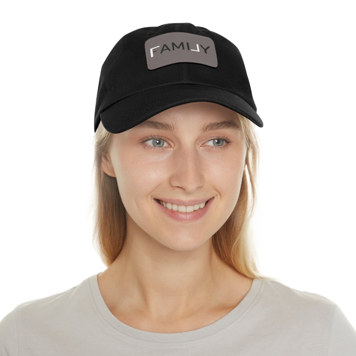 REAL Family Hat with Leather Patch - Hats | ShirtyAgents