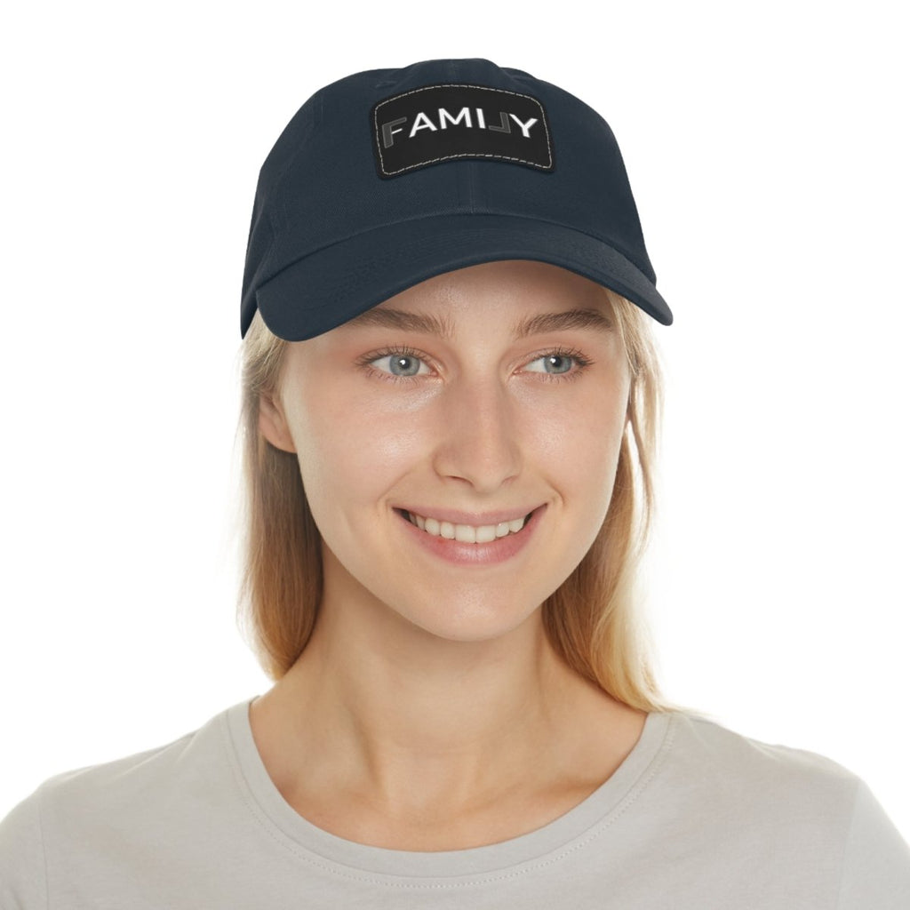 REAL Family Hat with Leather Patch - Hats | ShirtyAgents