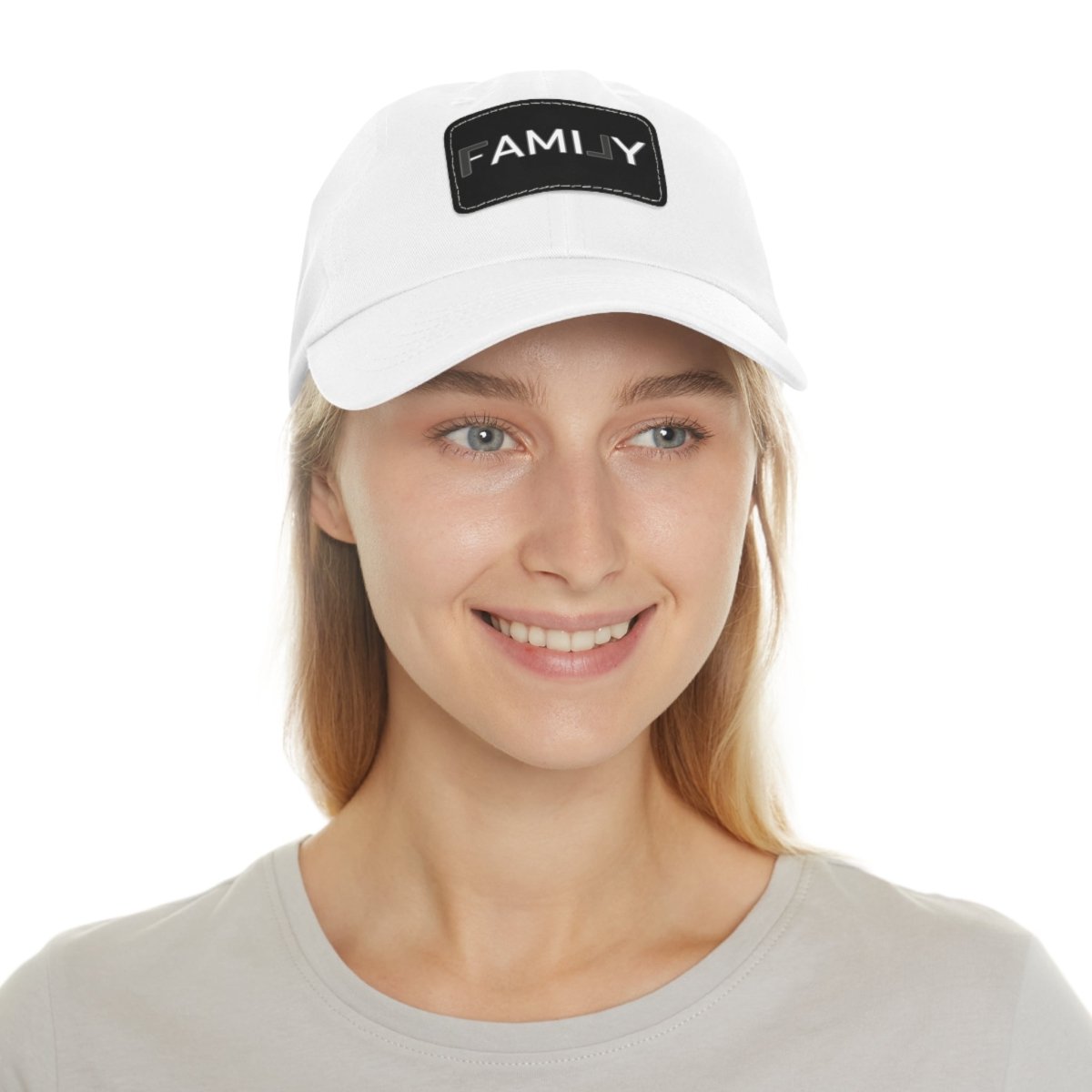 REAL Family Hat with Leather Patch - Hats | ShirtyAgents