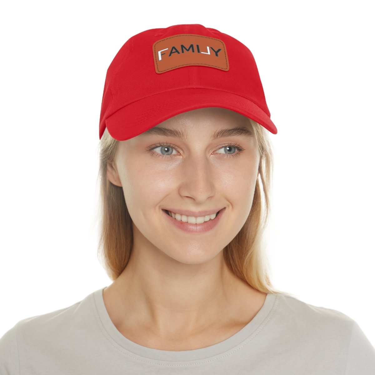REAL Family Hat with Leather Patch - Hats | ShirtyAgents