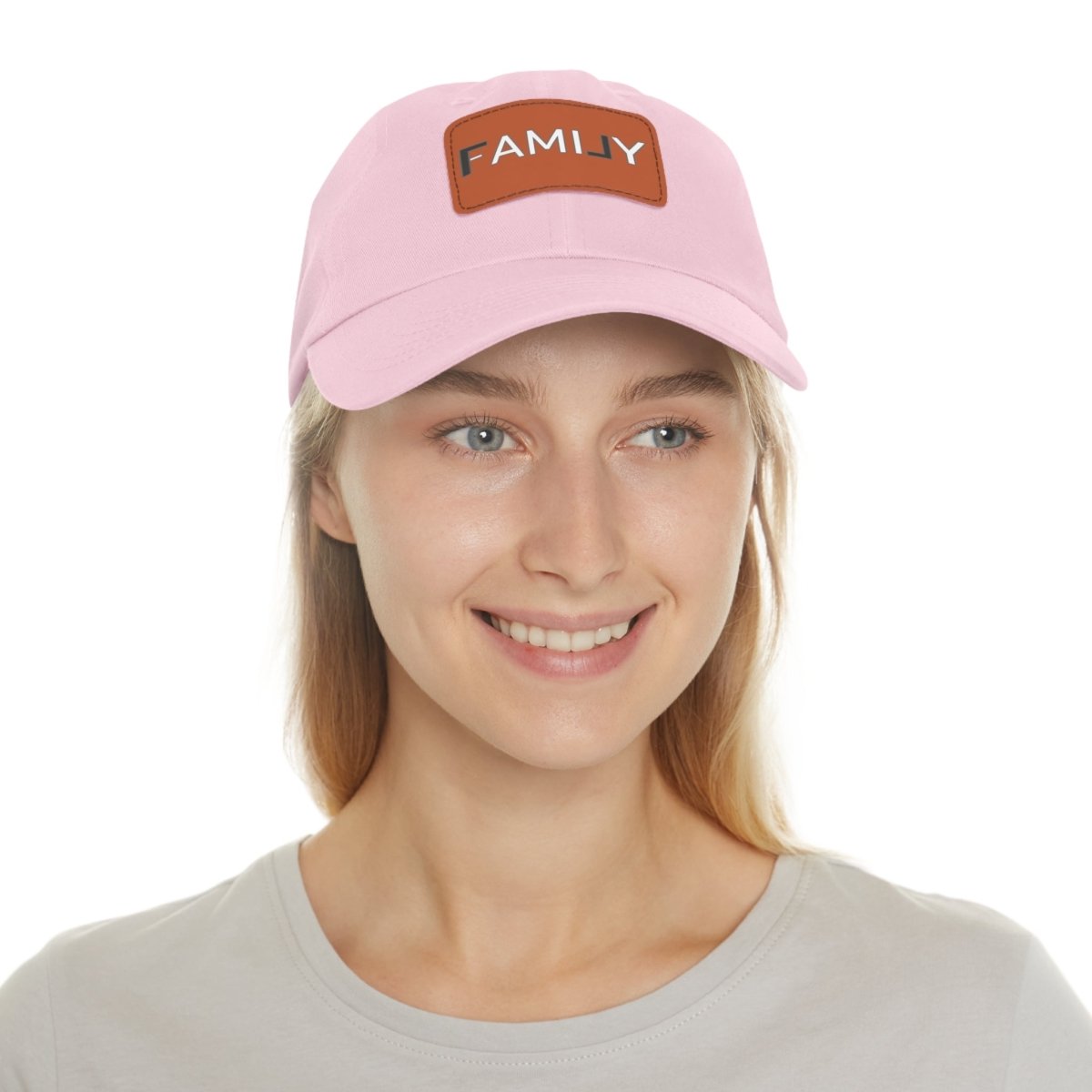REAL Family Hat with Leather Patch - Hats | ShirtyAgents