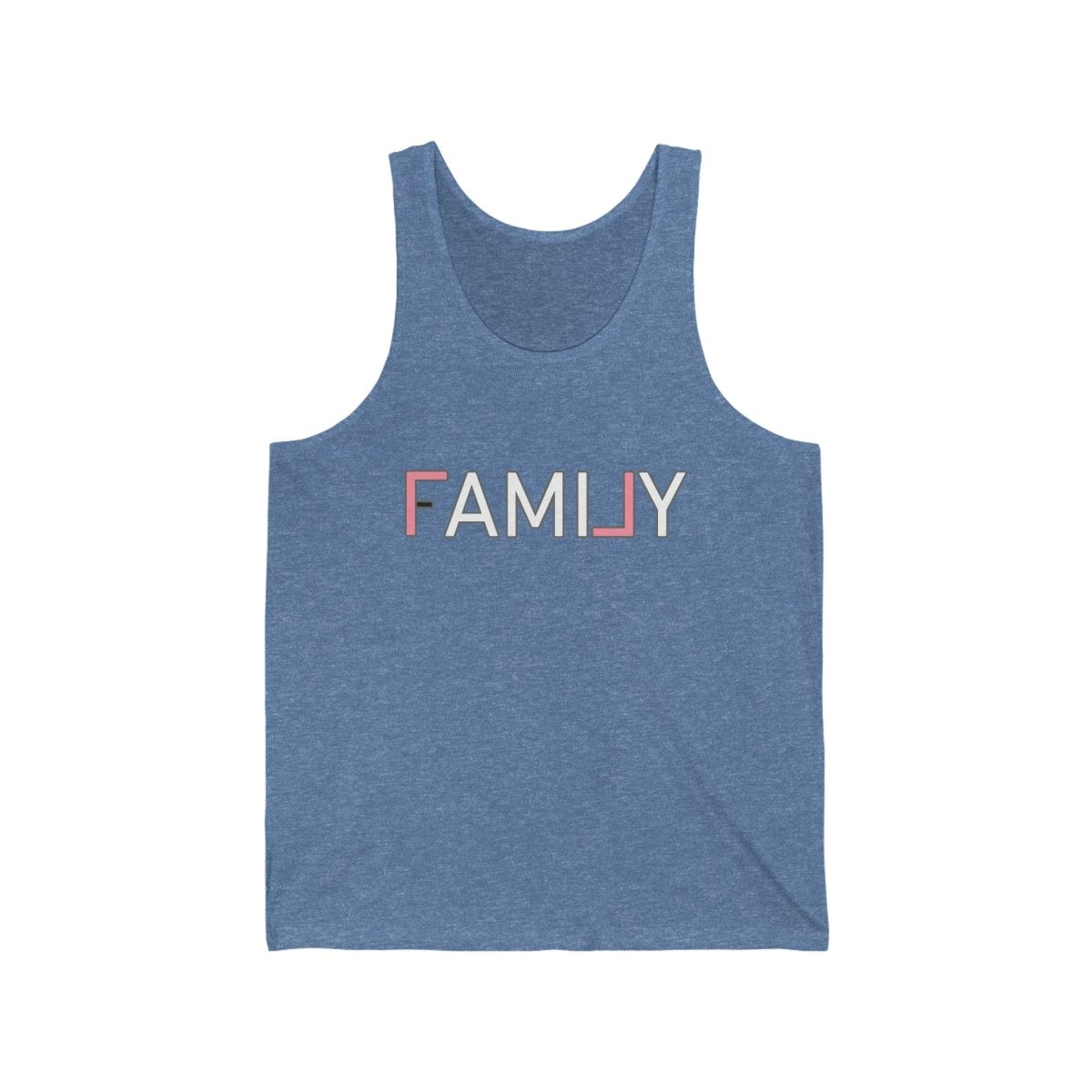 REAL Family Pink Tank - Tank Top | ShirtyAgents