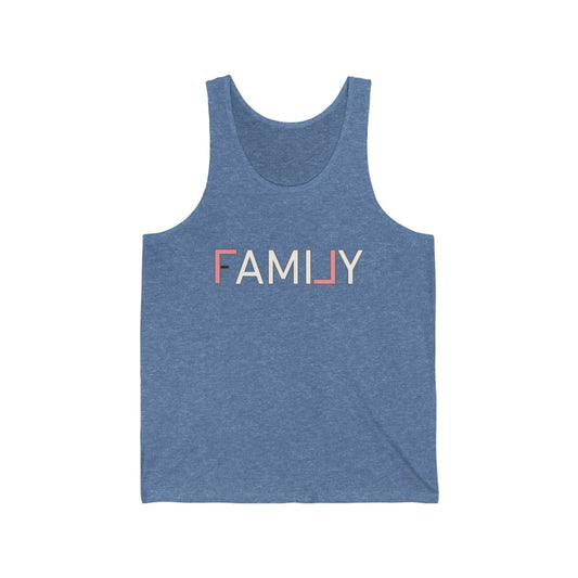 REAL Family Pink Tank - Tank Top | ShirtyAgents