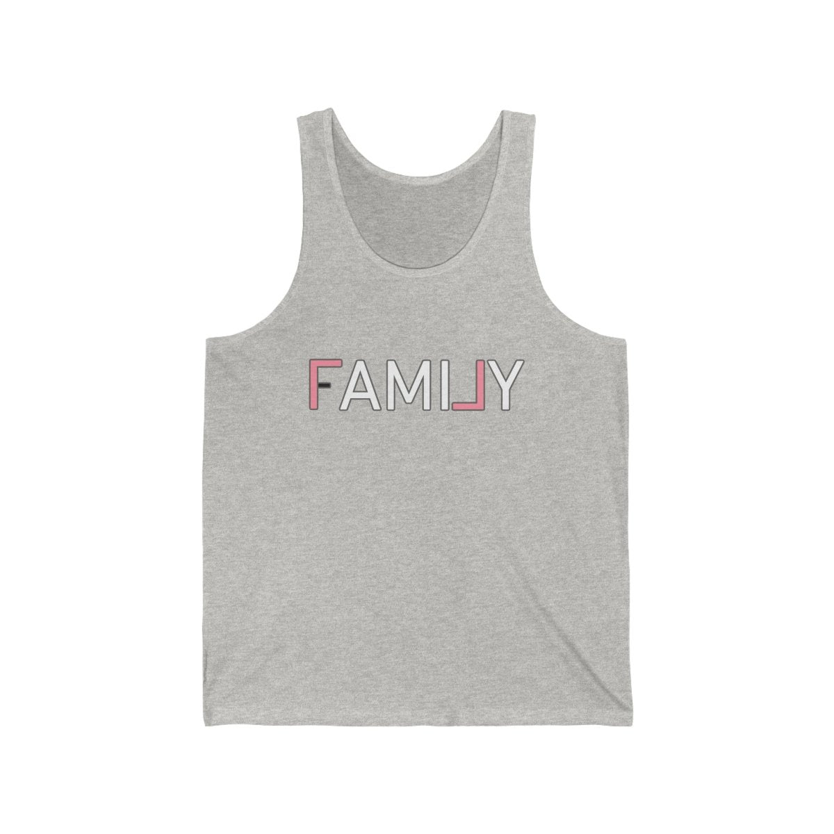 REAL Family Pink Tank - Tank Top | ShirtyAgents