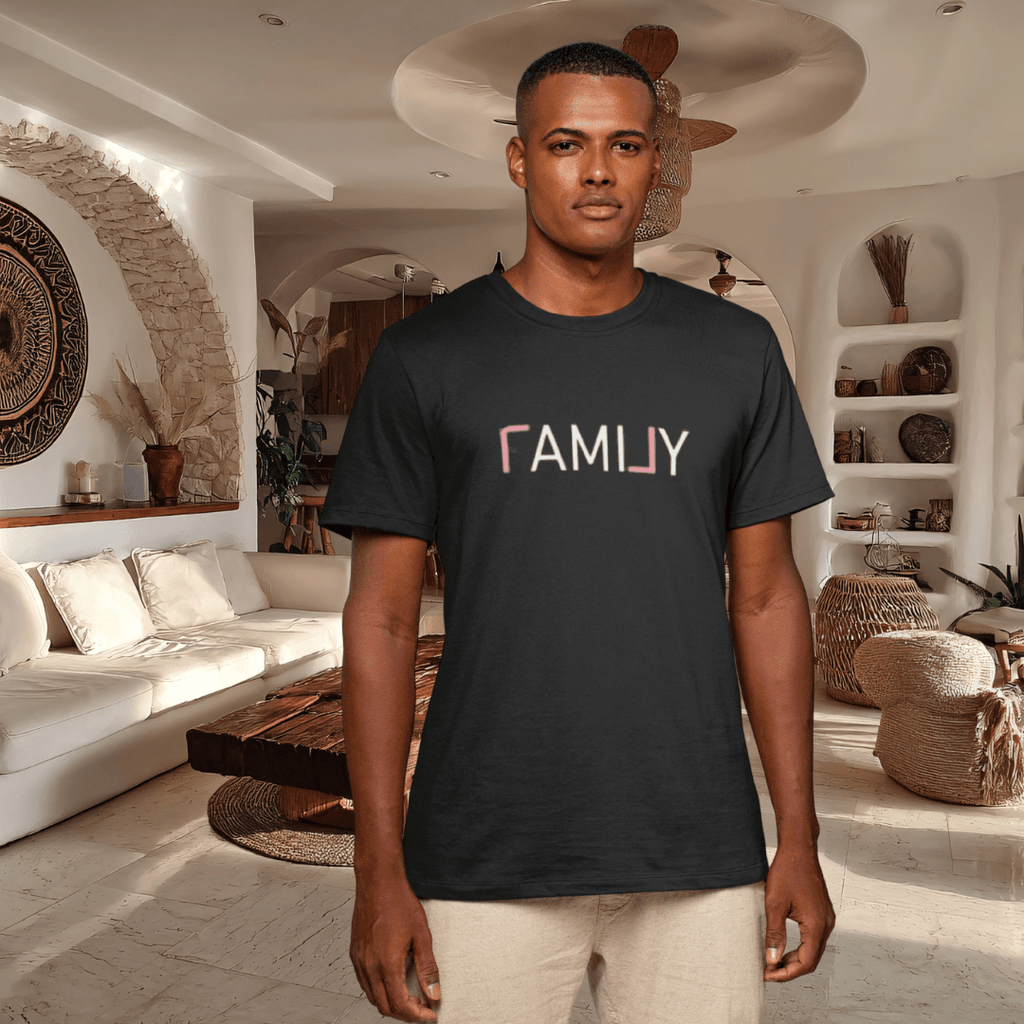 REAL Family – Pink Tee - T-Shirt | ShirtyAgents