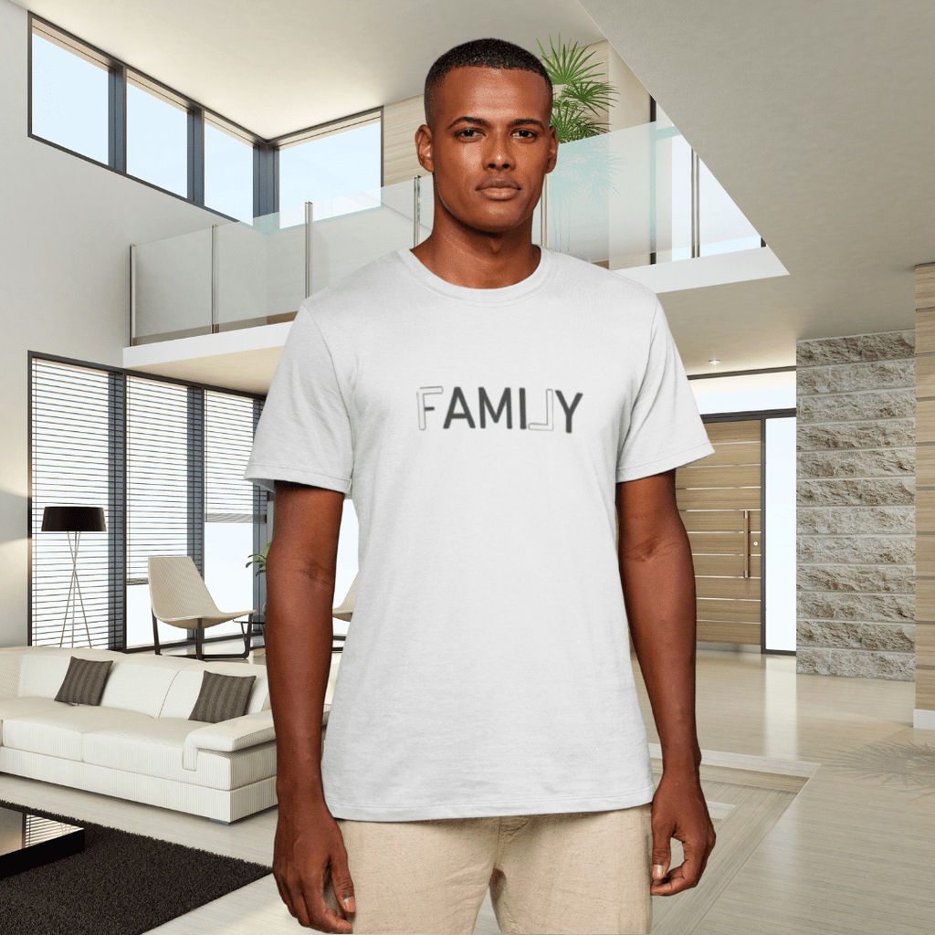 REAL Family White Tee - T-Shirt | ShirtyAgents