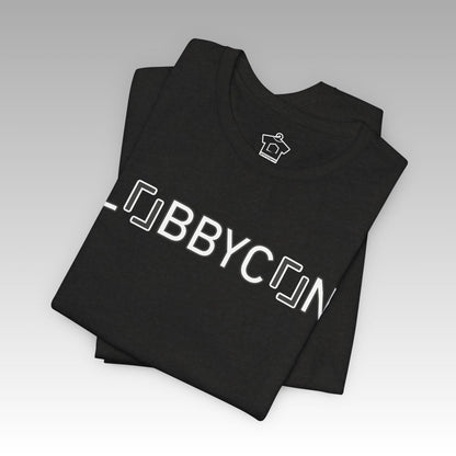REAL LobbyCon – Black Logo Tee - T-Shirt | ShirtyAgents