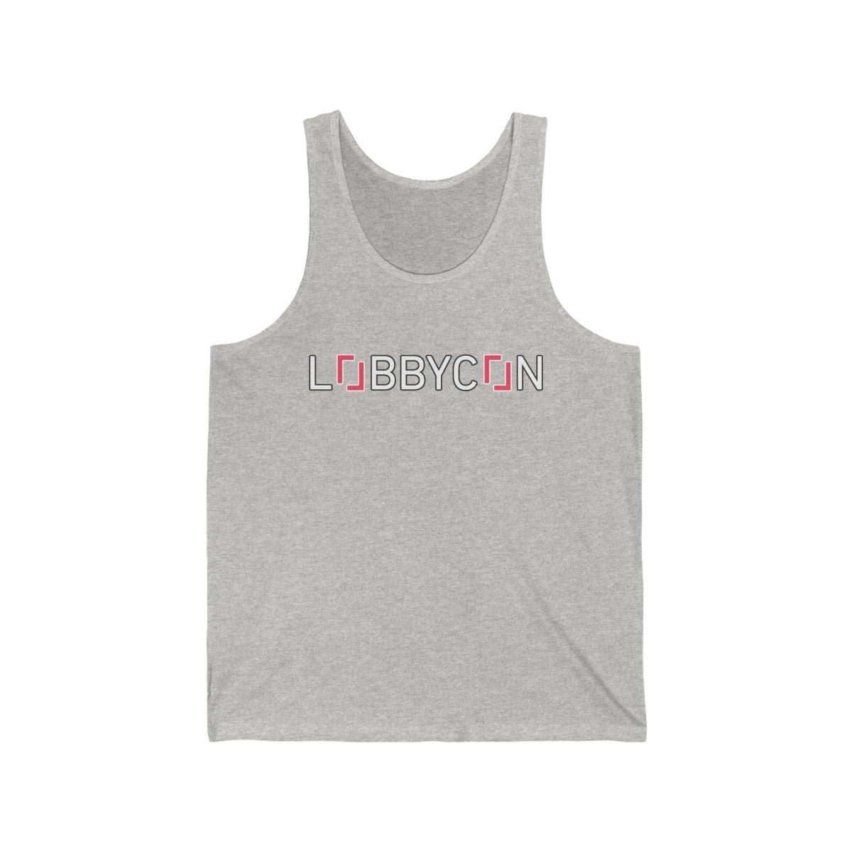 REAL LobbyCon Pink Logo Tank - Tank Top | ShirtyAgents