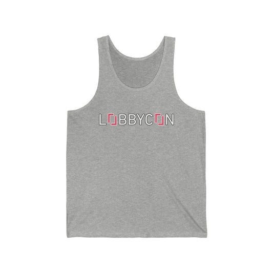 REAL LobbyCon Pink Logo Tank - Tank Top | ShirtyAgents