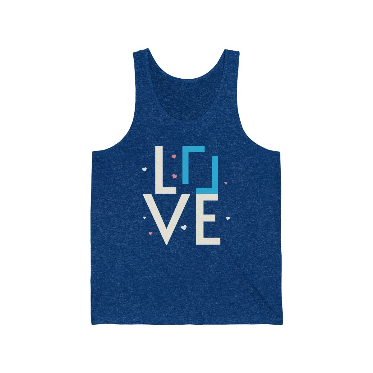 REAL Love Blue Tank - Tank Top | ShirtyAgents