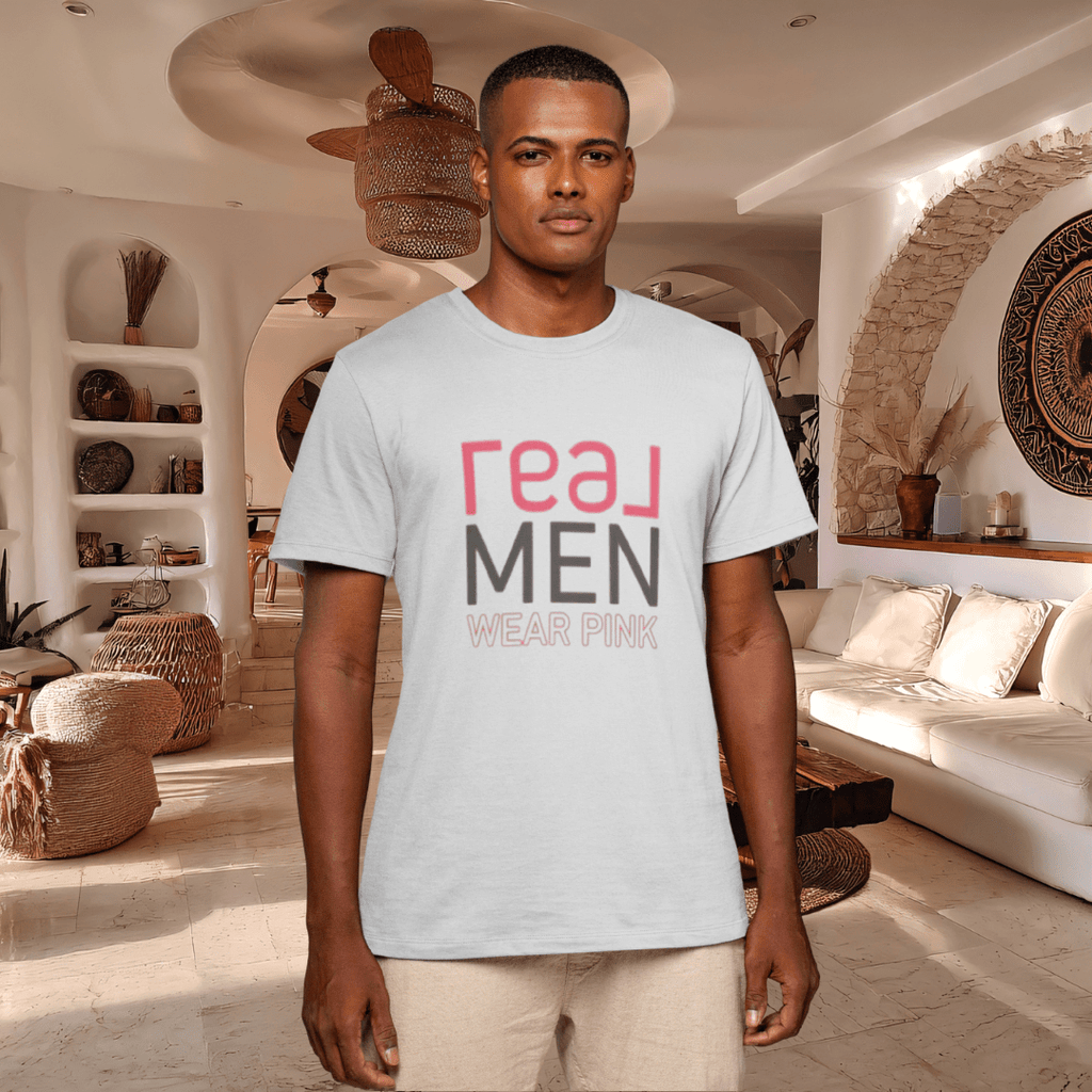 REAL Men Wear Pink – The Confident Agent Tee - T-Shirt | ShirtyAgents