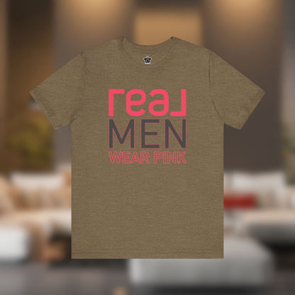 REAL Men Wear Pink – The Confident Agent Tee - T-Shirt | ShirtyAgents