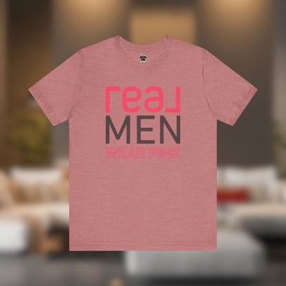 REAL Men Wear Pink – The Confident Agent Tee - T-Shirt | ShirtyAgents