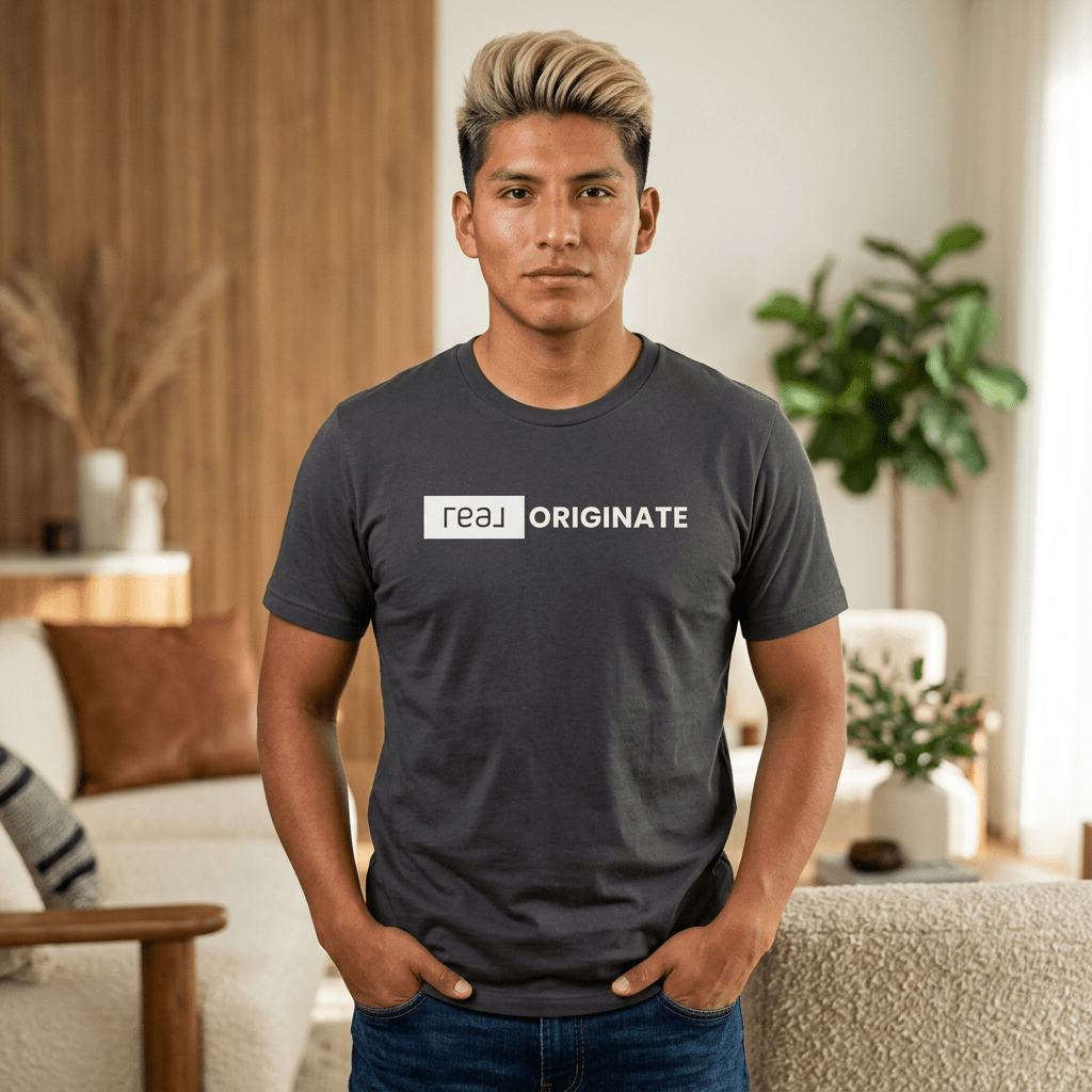 REAL Originate Mortgage | Soft Premium Tee - T-Shirt | ShirtyAgents