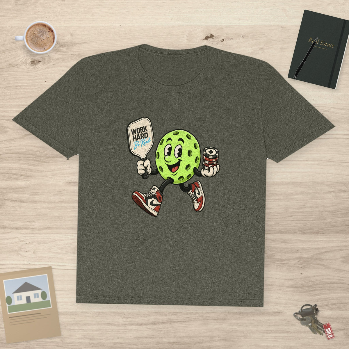 REAL Pickleball Social 2026 | Soft Premium T-Shirt - T-Shirt | ShirtyAgents