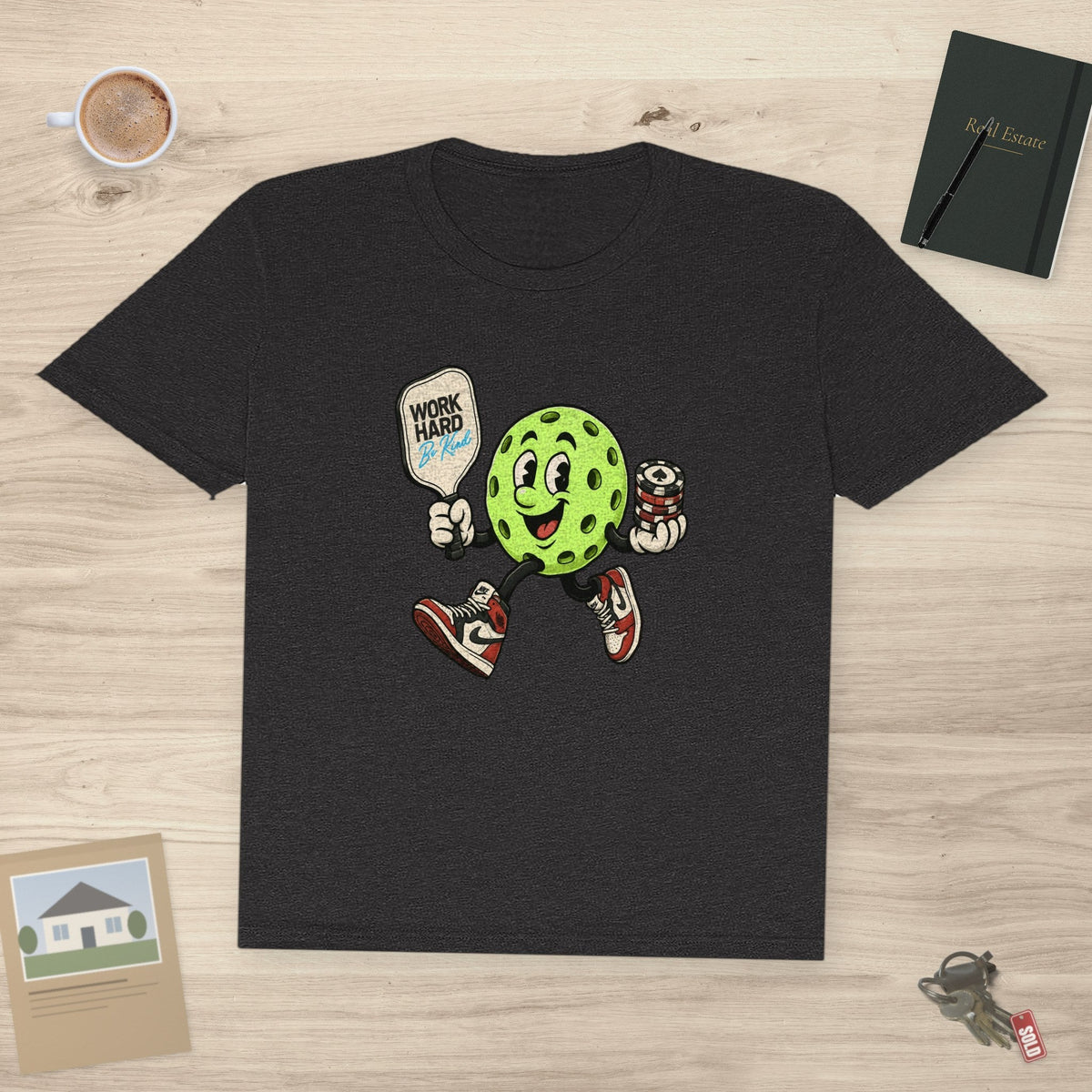 REAL Pickleball Social 2026 | Soft Premium T-Shirt - T-Shirt | ShirtyAgents