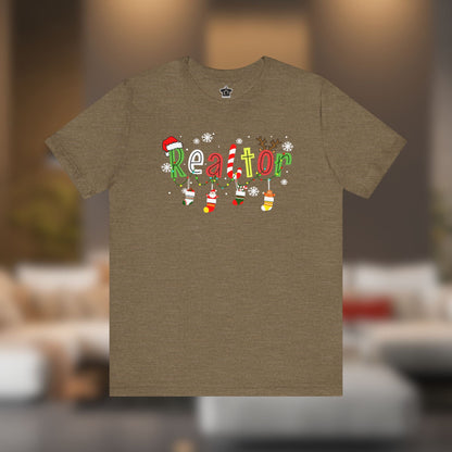 Realtor Christmas Tee - T-Shirt | ShirtyAgents