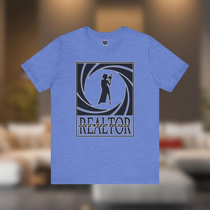 Realtor: Licensed to Sell – Woman with Key T-Shirt - T-Shirt | ShirtyAgents