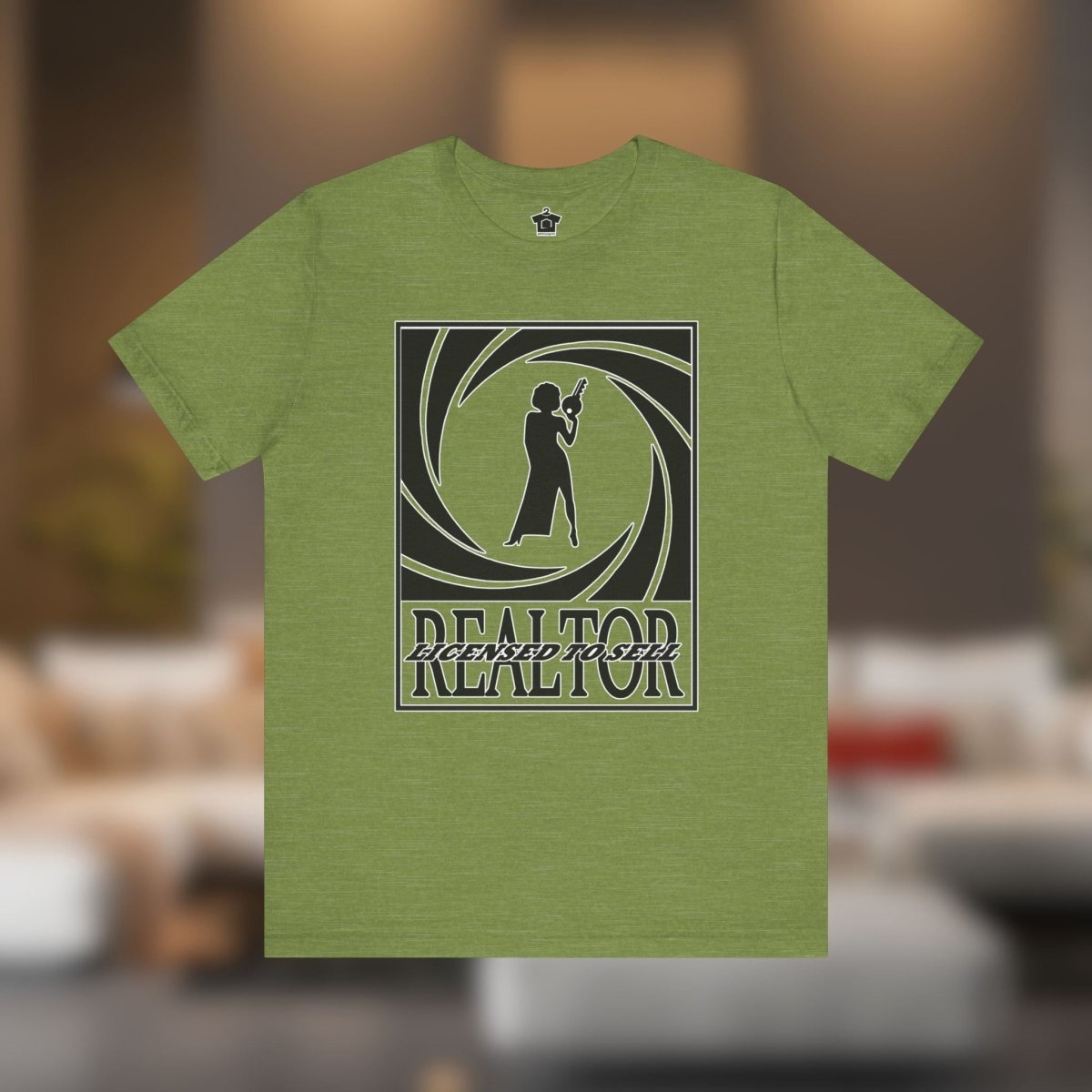 Realtor: Licensed to Sell – Woman with Key T-Shirt - T-Shirt | ShirtyAgents