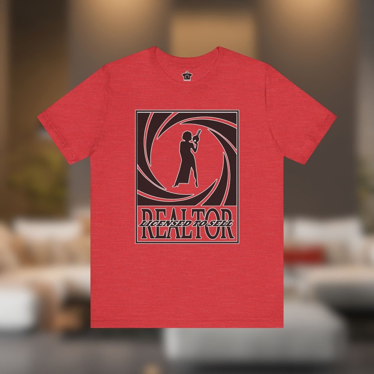 Realtor: Licensed to Sell – Woman with Key T-Shirt - T-Shirt | ShirtyAgents