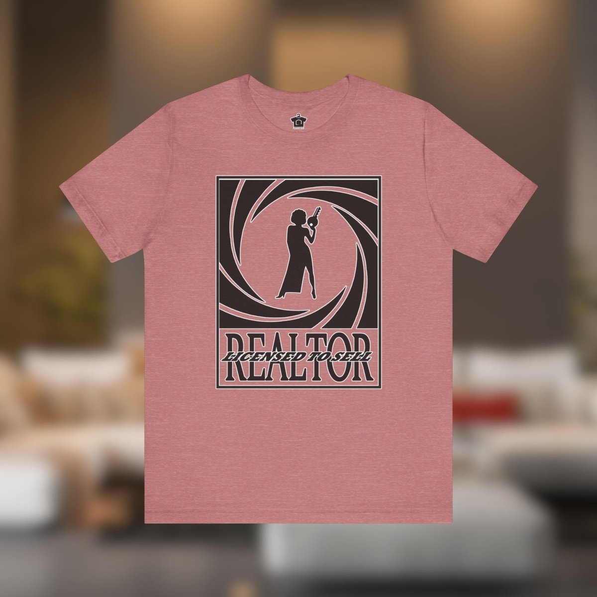 Realtor: Licensed to Sell – Woman with Key T-Shirt - T-Shirt | ShirtyAgents