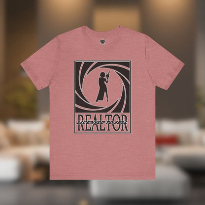 Realtor: Licensed to Sell – Woman with Key T-Shirt - T-Shirt | ShirtyAgents
