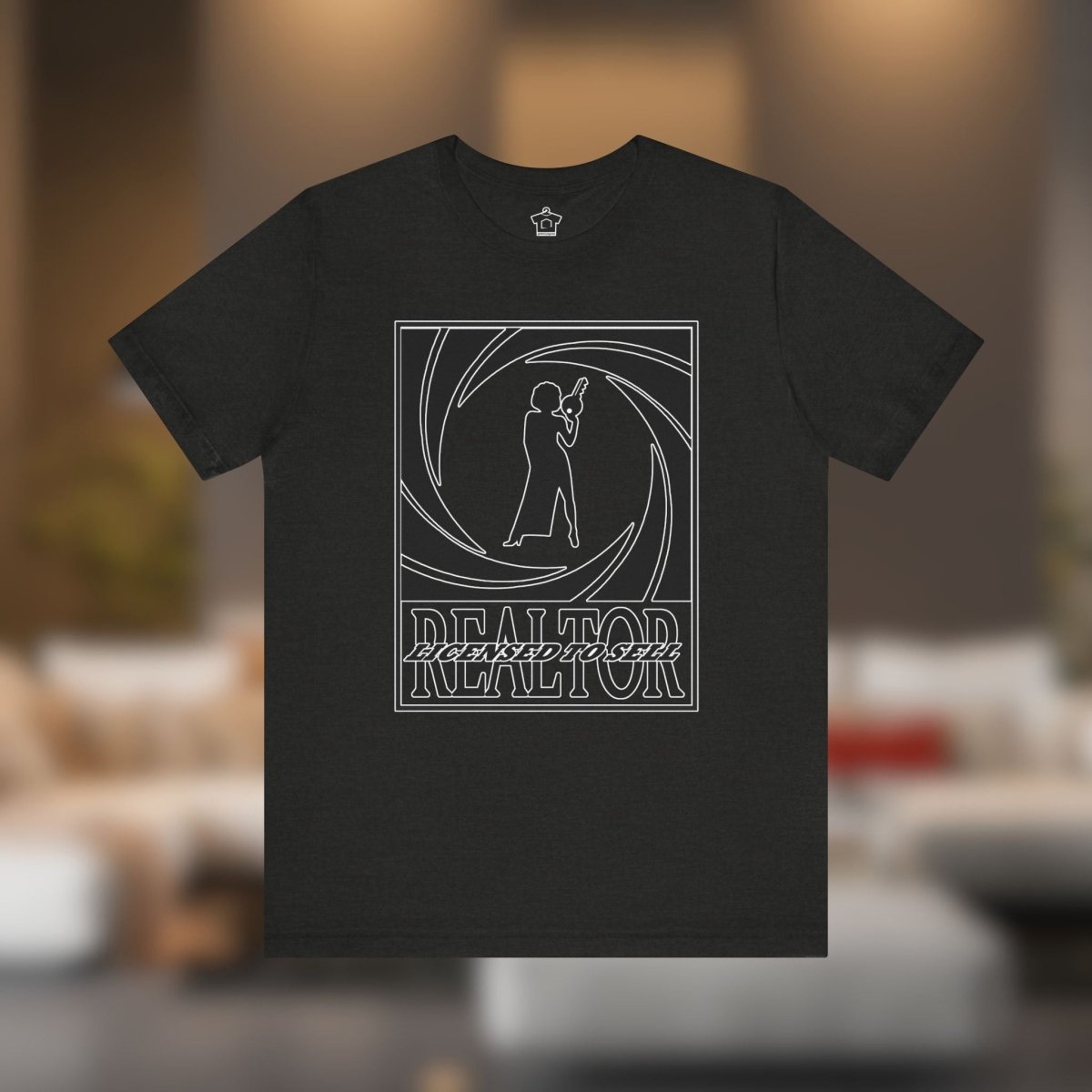 Realtor: Licensed to Sell – Woman with Key T-Shirt - T-Shirt | ShirtyAgents
