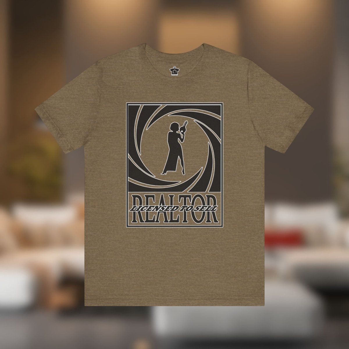 Realtor: Licensed to Sell – Woman with Key T-Shirt - T-Shirt | ShirtyAgents