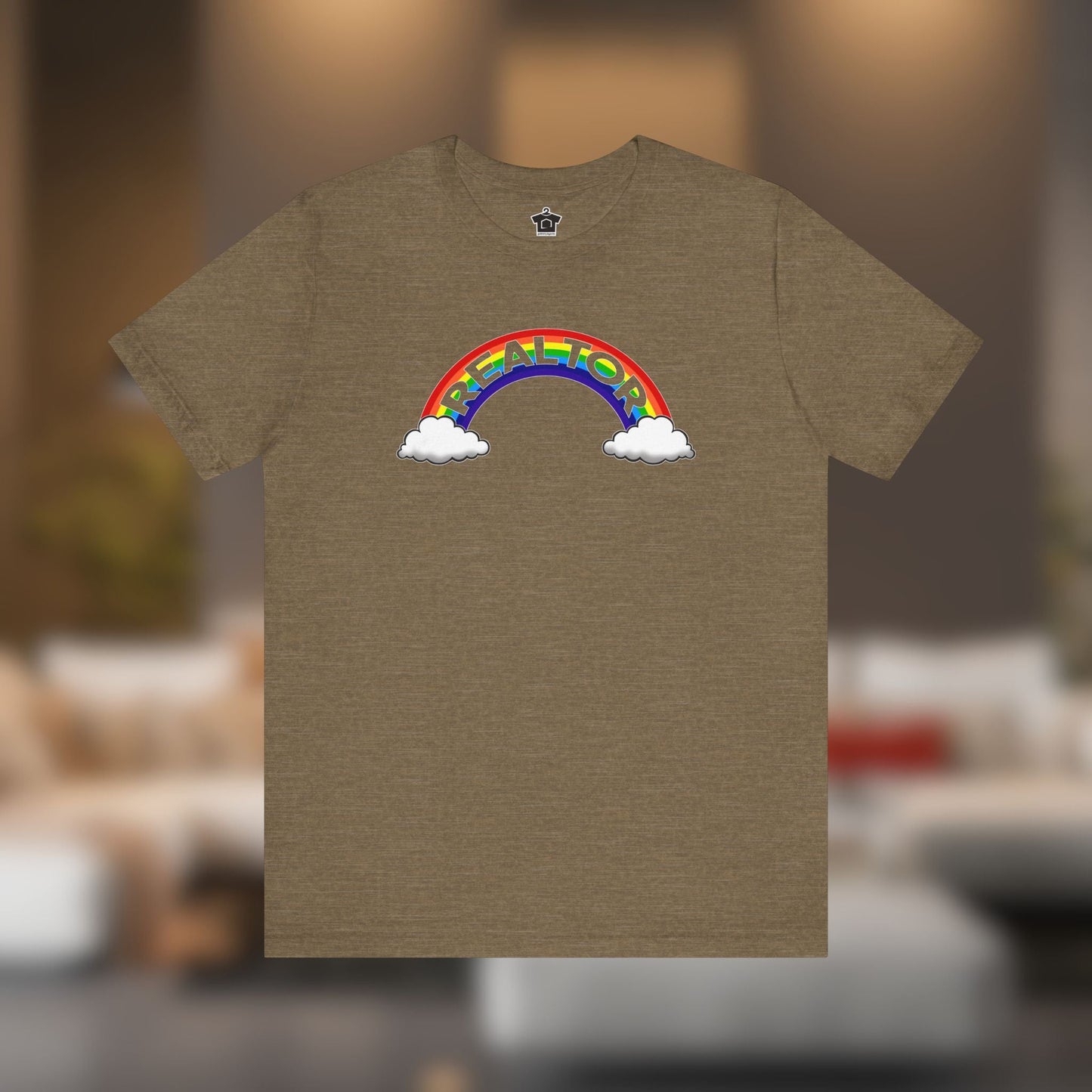 Realtor Pride Rainbow – Unisex Jersey Tee - T-Shirt | ShirtyAgents