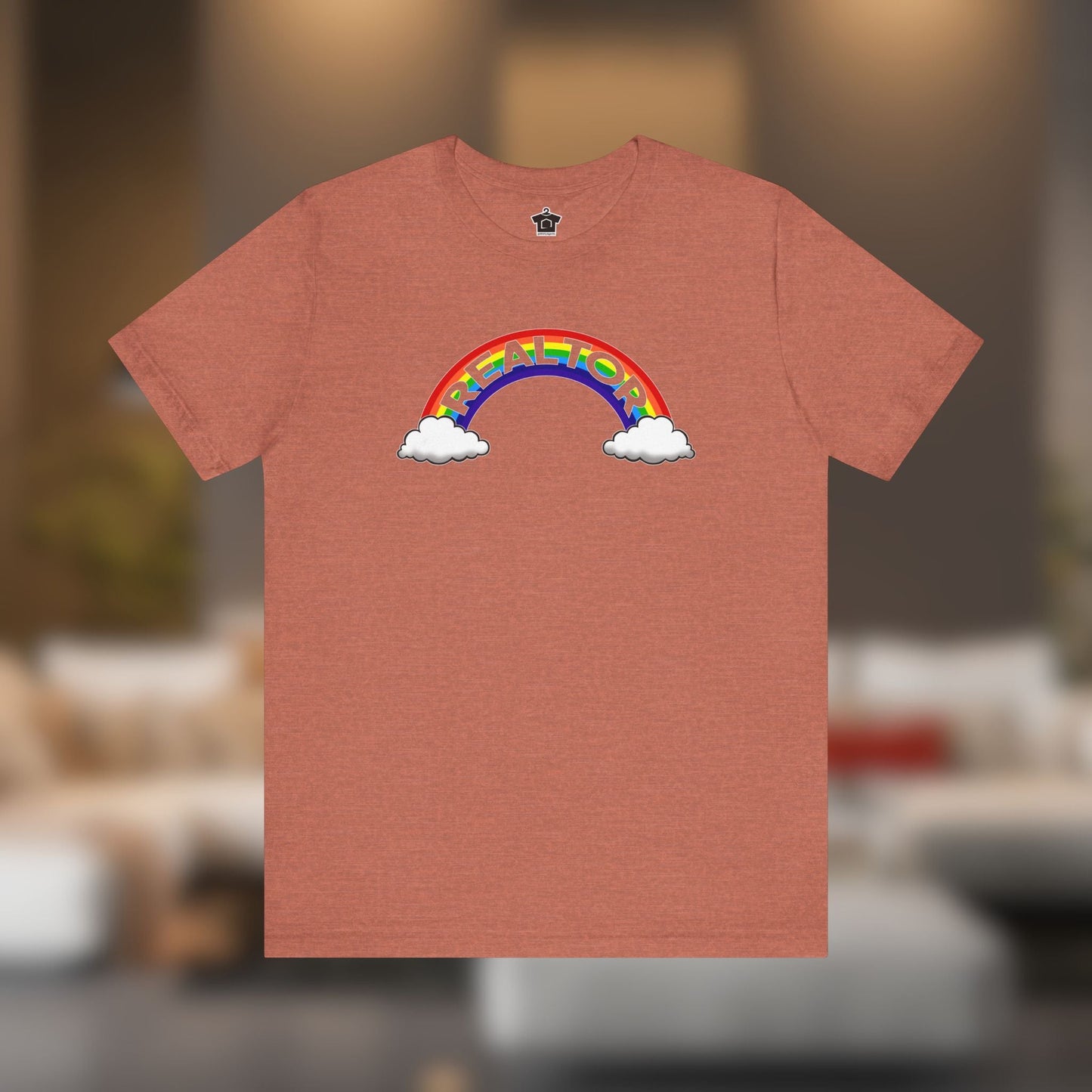 Realtor Pride Rainbow – Unisex Jersey Tee - T-Shirt | ShirtyAgents