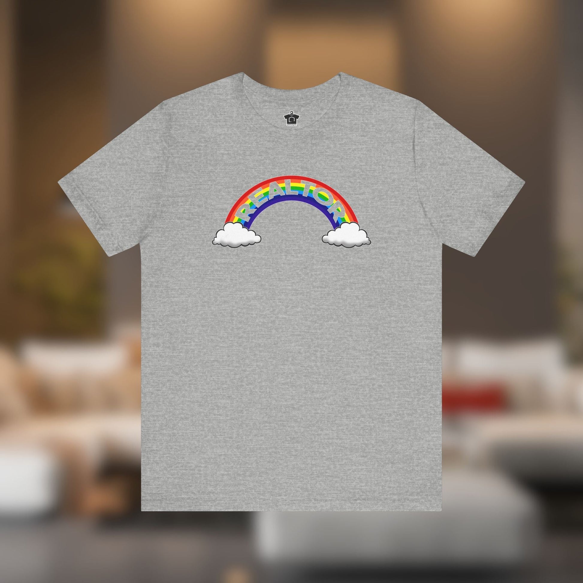 Realtor Pride Rainbow – Unisex Jersey Tee - T-Shirt | ShirtyAgents