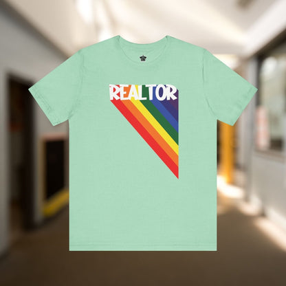 Realtor Rainbow Triangle Tshirt - T-Shirt | ShirtyAgents