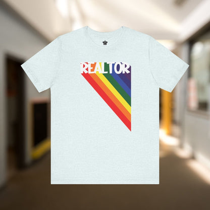 Realtor Rainbow Triangle Tshirt - T-Shirt | ShirtyAgents