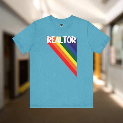 Realtor Rainbow Triangle Tshirt - T-Shirt | ShirtyAgents