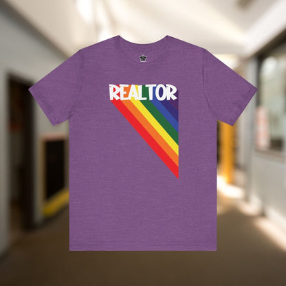 Realtor Rainbow Triangle Tshirt - T-Shirt | ShirtyAgents
