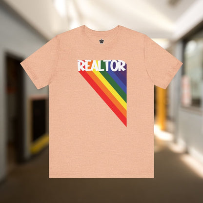 Realtor Rainbow Triangle Tshirt - T-Shirt | ShirtyAgents