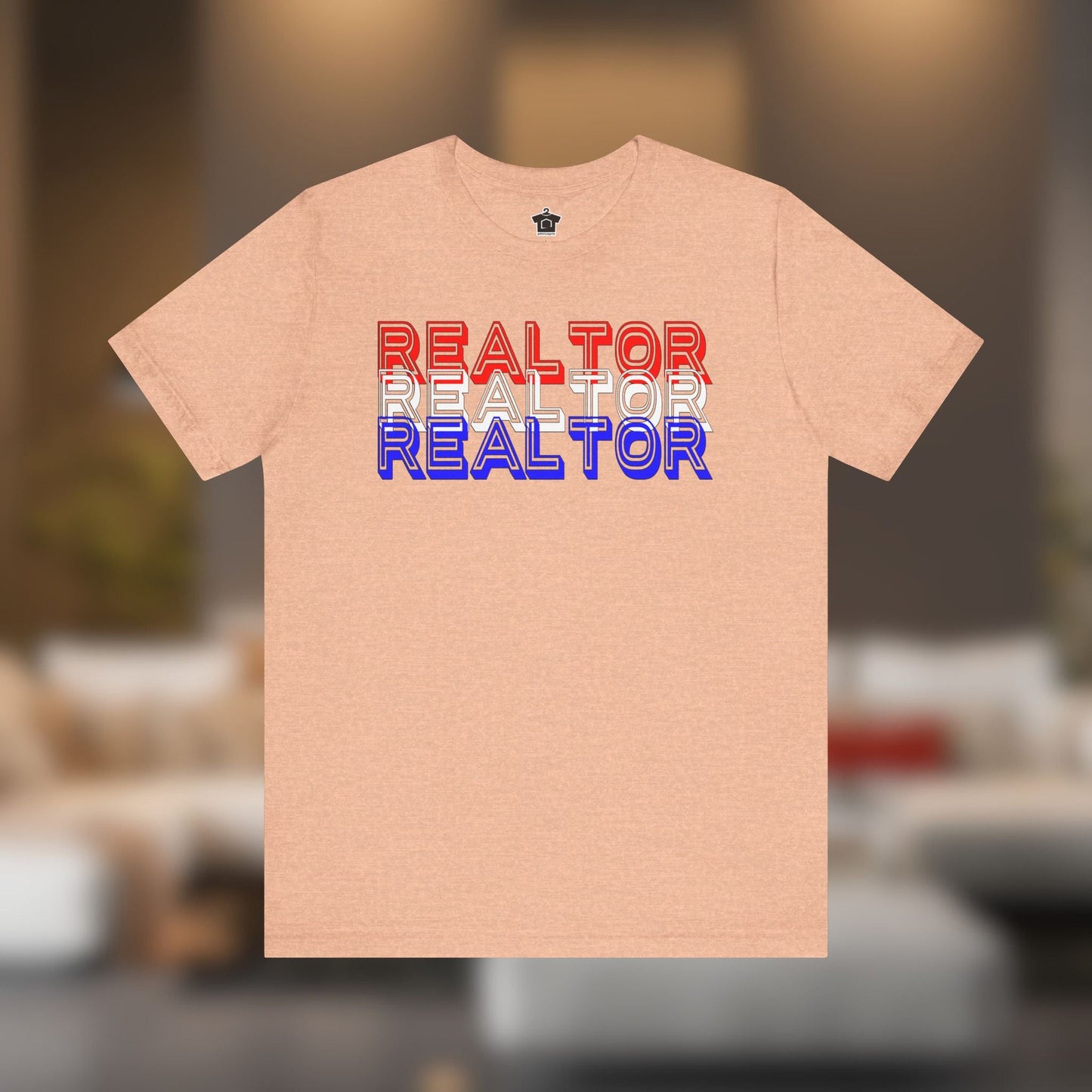Realtor Red White & Blue T-Shirt - T-Shirt | ShirtyAgents