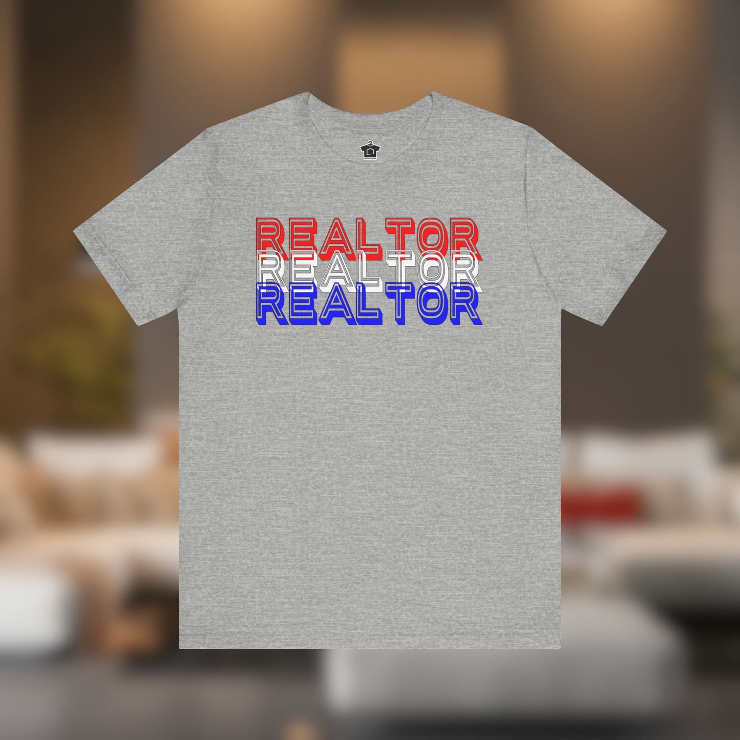 Realtor Red White & Blue T-Shirt - T-Shirt | ShirtyAgents
