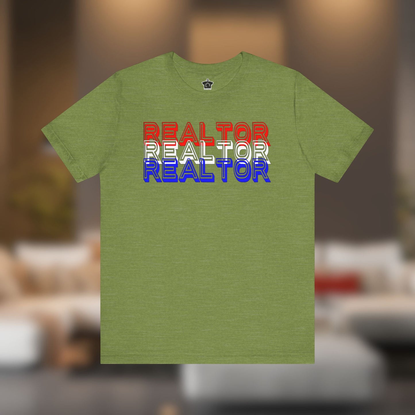 Realtor Red White & Blue T-Shirt - T-Shirt | ShirtyAgents