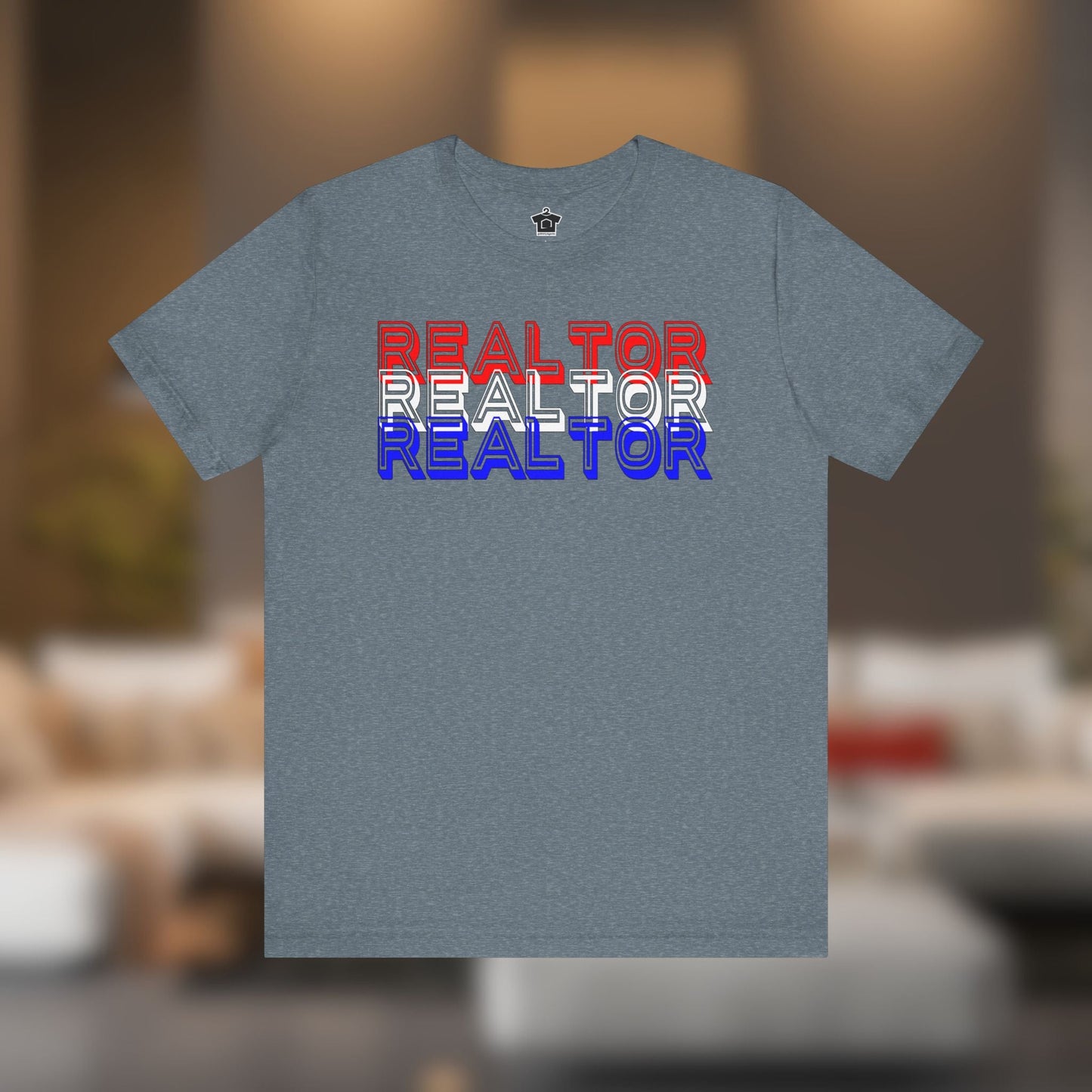 Realtor Red White & Blue T-Shirt - T-Shirt | ShirtyAgents