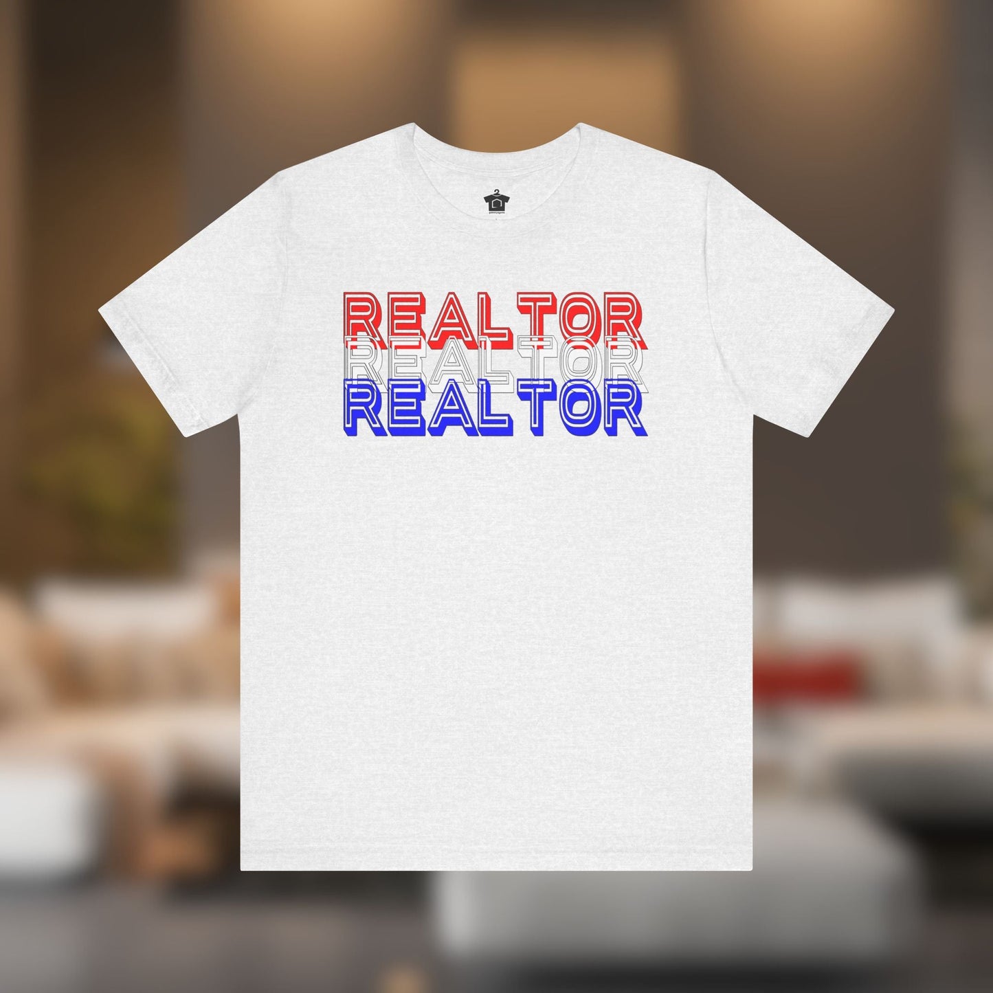 Realtor Red White & Blue T-Shirt - T-Shirt | ShirtyAgents