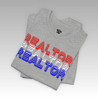 Realtor Red White & Blue T-Shirt - T-Shirt | ShirtyAgents