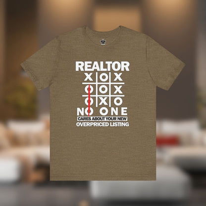 Realtor Tic Tac Toe T-Shirt - T-Shirt | ShirtyAgents
