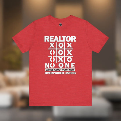 Realtor Tic Tac Toe T-Shirt - T-Shirt | ShirtyAgents
