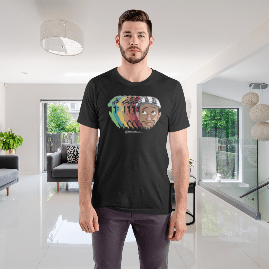 Retro Repeat Head Logo ianofaustin - T-Shirt | ShirtyAgents