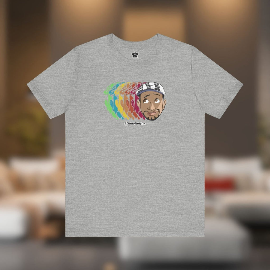 Retro Repeat Head Logo ianofaustin - T-Shirt | ShirtyAgents