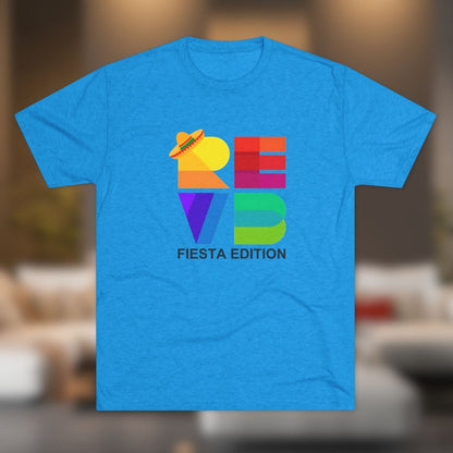 REVB Cubed Big Fiesta Edition Tri - Blend Tee - T-Shirt | ShirtyAgents