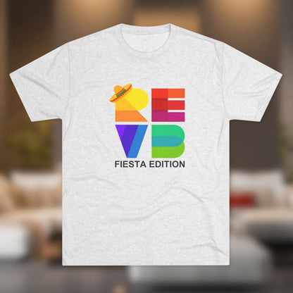 REVB Cubed Big Fiesta Edition Tri - Blend Tee - T-Shirt | ShirtyAgents